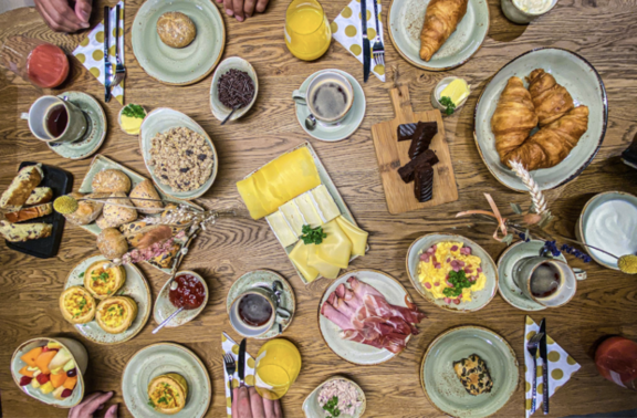 Kerstbrunch buffet